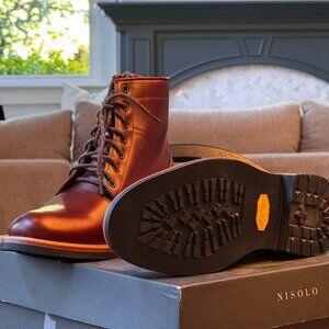 Nisolo Andres All Weather Boot — Brandy size 8.5